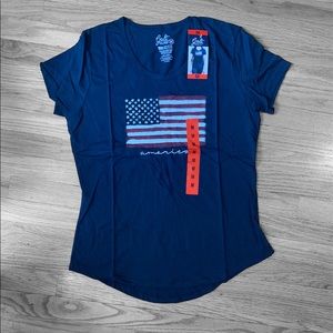 NWT. GALT freedom tee. MADE IN USA, 100% COTTON, Women’s T-shirt